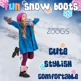 img 1 attached to 👦 ZOOGS Toddler Boys' and Girls' Boots - Kids Shoes