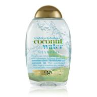 🥥 ogx weightless hydration + coconut water shampoo: lightweight, sulfate-free, 13oz bottle, hydrating formula logo
