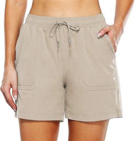 img 3 attached to 🩳 Women's Quick Dry 5-Inch Hiking Shorts: Golf Athletic Outdoor & Water Shorts with Pockets - Ideal for Workouts, Summer Activities