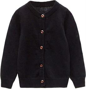 img 4 attached to GLEAMING GRAIN Cardigan Sweaters Sweater Boys' Clothing ~ Sweaters