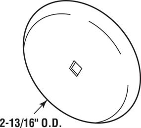 img 1 attached to Prime Line Products MP9200 Backplate Diameter