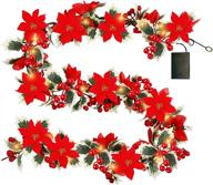 lulu home christmas poinsettia decoration logo