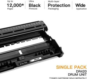 img 3 attached to E-Z Ink (TM) Compatible Drum Unit Replacement for Brother DR420 DR 420 High Yield: Ideal for HL-2270DW HL-2280DW HL-2230 HL-2240 HL-2240D MFC-7860DW MFC-7360N DCP-7065DN - (1 Drum Unit)