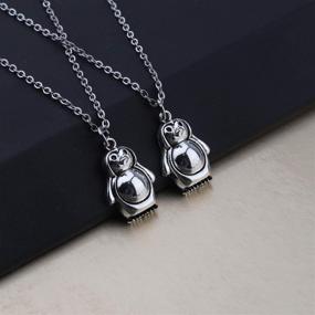 img 2 attached to 🐧 BEKECH Penguin Necklace Set: Perfect Penguin Friendship Gift for BFFs and Long Distance Relationships