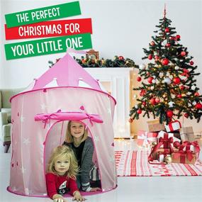 img 3 attached to 🏰 Spark Your Child's Imagination with the Kiddey Princess Castle Play Tent