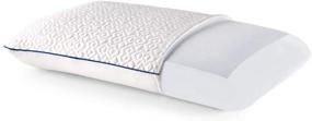 img 3 attached to 🌙 Revel CustomFeel Reversible Memory Foam Pillow: King Size with Dual Cooling Action - Made in USA | 5-Year Warranty | Amazon Exclusive