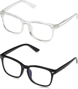 img 4 attached to 👓 Essential Non-Prescription Blue Light & UV400-Blocking Glasses for Computer or Gaming by Amazon