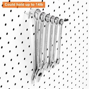 img 1 attached to 🔧 Efficiently Organize Various Items with 4 Inch Pegboard Accessories