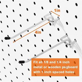 img 3 attached to 🔧 Efficiently Organize Various Items with 4 Inch Pegboard Accessories