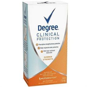 img 1 attached to 🌡️ Degree Clinical Protection Summer Strength Anti-Perspirant & Deodorant, 1.7 oz - Pack of 2