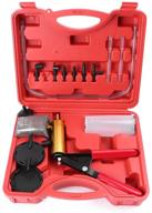 🔧 gzyf automotive brake bleeder kit with hand held vacuum pump test set, including vacuum gauge, adapters, hoses, and connectors logo