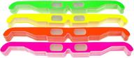 🌈 light-show ready paper diffraction glasses: ideal for festivals, raves, and light spectacles logo