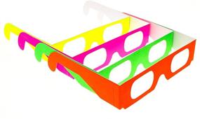 img 3 attached to 🌈 Light-show Ready Paper Diffraction Glasses: Ideal for Festivals, Raves, and Light Spectacles