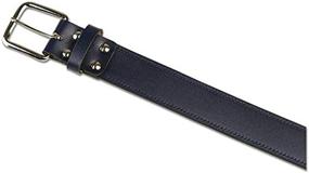 img 1 attached to Champro Adult Genuine Bonded Leather Men's Accessories for Belts
