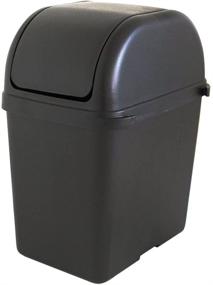 img 1 attached to 🚗 Car Garbage Can - Yolu Mini Dust Bin for Automotive Waste Storage, Durable Plastic Garbage Can