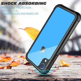 img 2 attached to 📱 Pakoyi Clear Full Body Bumper Case with Built-in Screen Protector for iPhone XR -Shock-Absorbing and Lightweight Cover
