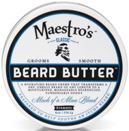 maestro's classic mark of a man beard butter, 8oz logo