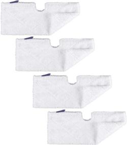 img 1 attached to EOOCVT 4-Piece XL Microfiber Cleaning Pad Set for Shark Steam Pocket Mop XLT3501