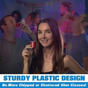 img 1 attached to 🥤 GoPong Plastic Shot Disposable Party Cups: Convenient and Hassle-Free Entertainment Solution