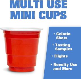 img 3 attached to 🥤 GoPong Plastic Shot Disposable Party Cups: Convenient and Hassle-Free Entertainment Solution