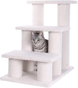 img 2 attached to 🐾 Armarkat Pet Steps Stairs Ramp for Cats and Dogs by Aeromark International