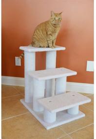 img 3 attached to 🐾 Armarkat Pet Steps Stairs Ramp for Cats and Dogs by Aeromark International