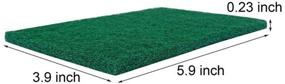 img 2 attached to 🧽 Non-Scratch Anti-Grease Technology Scouring Pads - Heavy Duty Cleaning Scrubber for Household - Reusable (Set of 12)