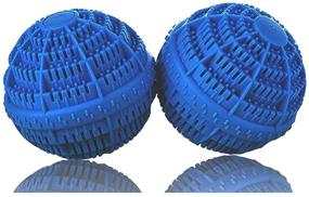 img 2 attached to 🔵 BERON Deep Blue Eco-friendly Laundry Balls: Set of 2 for 1500 Washings - Long-Lasting & Gentle Cleaning