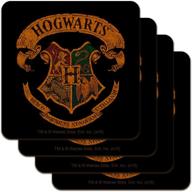 иллюстрированный профиль hogwarts novelty coaster логотип