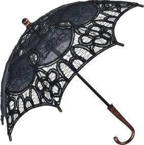 img 1 attached to Steampunk Umbrella Halloween Accessory Amscan – Unleash Your Victorian-Inspired Style this Halloween!