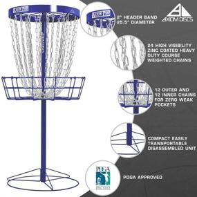 img 3 attached to Axiom Discs Pro 24-Chain Disc Golf Basket: Unmatched Performance for Disc Golf Enthusiasts