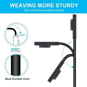 img 1 attached to Surface Charger Compatible Microsoft Charging Laptop Accessories