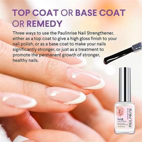 img 2 attached to 💅 Nail Strengthener for Weak and Damaged Nails, Enhances Growth, Ideal as a Top or Base Coat