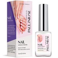 💅 nail strengthener for weak and damaged nails, enhances growth, ideal as a top or base coat logo