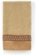 avanti linens braided cuff gold fingertip towel: luxurious and stylish bath accessory logo