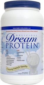 img 4 attached to 🥛 Dream Protein Vanilla Whey Protein Powder, 720g - Creamy French Flavor