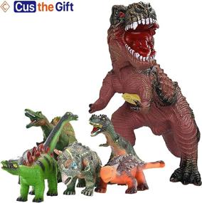img 1 attached to 🦕 Dinosaur Educational Collection for Realistic Décor