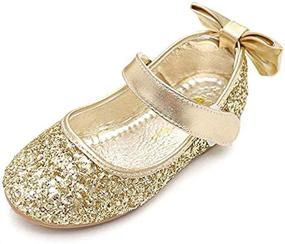 img 4 attached to 👠 YING LAN Mary Jane Bowknot Slip-on Ballerina Flat Dress Princess Shoes - Perfect for Girls