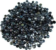 💎 5 lb black decorative flat glass marbles: perfect for vases, crafts, table scatter and more! logo