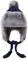 🧶 omechy women's knit peruvian beanie hat - winter warm wool crochet tassel peru ski cap with earflap pom logo