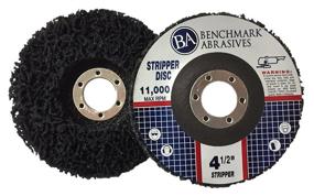 img 2 attached to 🎨 Benchmark Abrasives 4-1/2" Silicon Carbide Paint and Rust Stripping Cup Wheel 7/8" Arbor Versatile Stripping Pads - 10 Pack: A High-Performance Solution for Removing Paint and Rust Efficiently