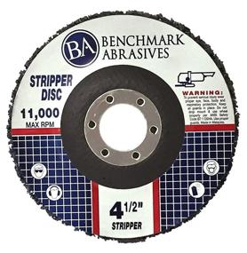 img 1 attached to 🎨 Benchmark Abrasives 4-1/2" Silicon Carbide Paint and Rust Stripping Cup Wheel 7/8" Arbor Versatile Stripping Pads - 10 Pack: A High-Performance Solution for Removing Paint and Rust Efficiently