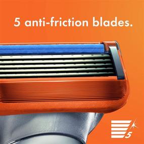 img 3 attached to 🪒 Gillette Fusion5 Power Men's Razor Blade Refills, 8-Pack, Enhanced Lubrastrip for a Superior Shaving Experience