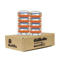 🪒 gillette fusion5 power men's razor blade refills, 8-pack, enhanced lubrastrip for a superior shaving experience logo