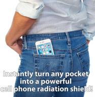 📱 syb pocket patch, 5g emf radiation protection shield, 3-pack, 6.25” x 4”, ultimate searchable product logo