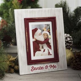 img 2 attached to 🎅 Santa and Me Wooden Picture Frame - Perfect for Fine Photo Gifts