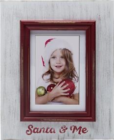 img 3 attached to 🎅 Santa and Me Wooden Picture Frame - Perfect for Fine Photo Gifts