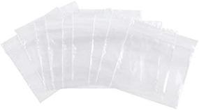 img 3 attached to 🔒 Clear Heavy-Duty Resealable Zipper Bags - 1.5 Mil Thickness