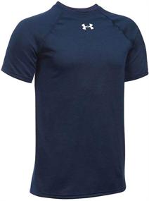 img 1 attached to 👕 Under Armour Men's Locker Shortsleeve T-Shirt (Midnight Navy) - Sporty Comfort and Style