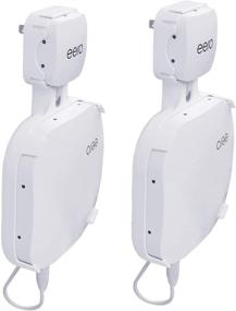 img 4 attached to 📶 eero Pro WiFi Wall Mount - Outlet Holder Stand Bracket for Enlarged Coverage, 2 Pack, Reinforced